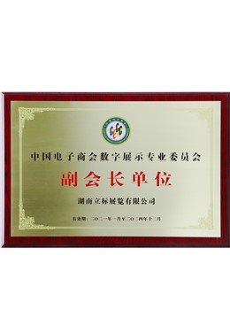 中國電子商會數(shù)字展示專業(yè)委員會副會長單位